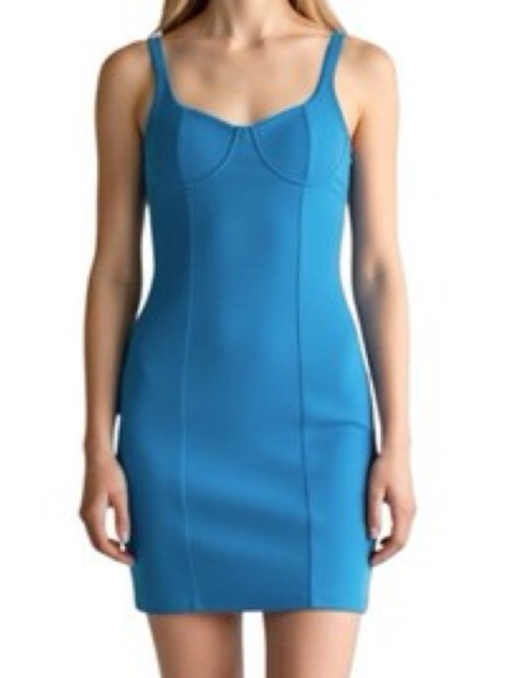 Zara Teal Tank Mini Dress
